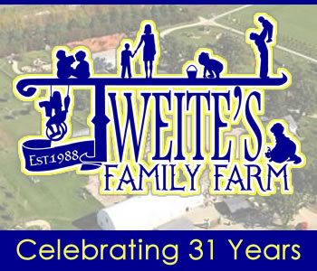 Tweite's Family Farm - Corn Maze, Pumpkin Patch, Games, Activities, Fall Fun, Treats and more!  Spookley, VIP, Fall, Agri Tourism, Family, Kids, Fudge, Popcorn, Wagon Rides, Outdoor, Giant Golf, Gold Pan, Scare Crow, Caramel Apples, Byron, Rochester, Kasson, Mantorville, Stewartville, Harvest Festival, Sever’s Fall, Pinters, Tews Corn Maze, Twin Cities, Olmsted County, Owatonna, Mayo, St. Charles, Albert Lea, Mason City, Iowa, Cresco, Decorah, Faribault, Pine Island, Zumbrote, Cannon Falls, Red Wing, Plainview, Goodhue, Chatfield, Spring Valley, Austin, Spam, Wisconsin, Blooming Prairie, Wabasha, Lake City, La Crosse, St. Paul, Minneapolis, games, Food Court, September, October, VIP Pass, Groups, Tom, Colleen
